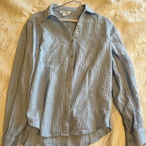 Market & Spruce Light Blue Blouse